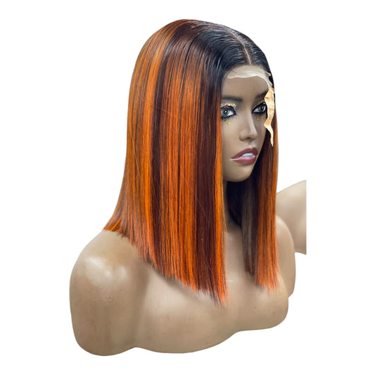 12" 2X6 VIETNAMESE SDD BONE STRAIGHT PIANO ORANGE