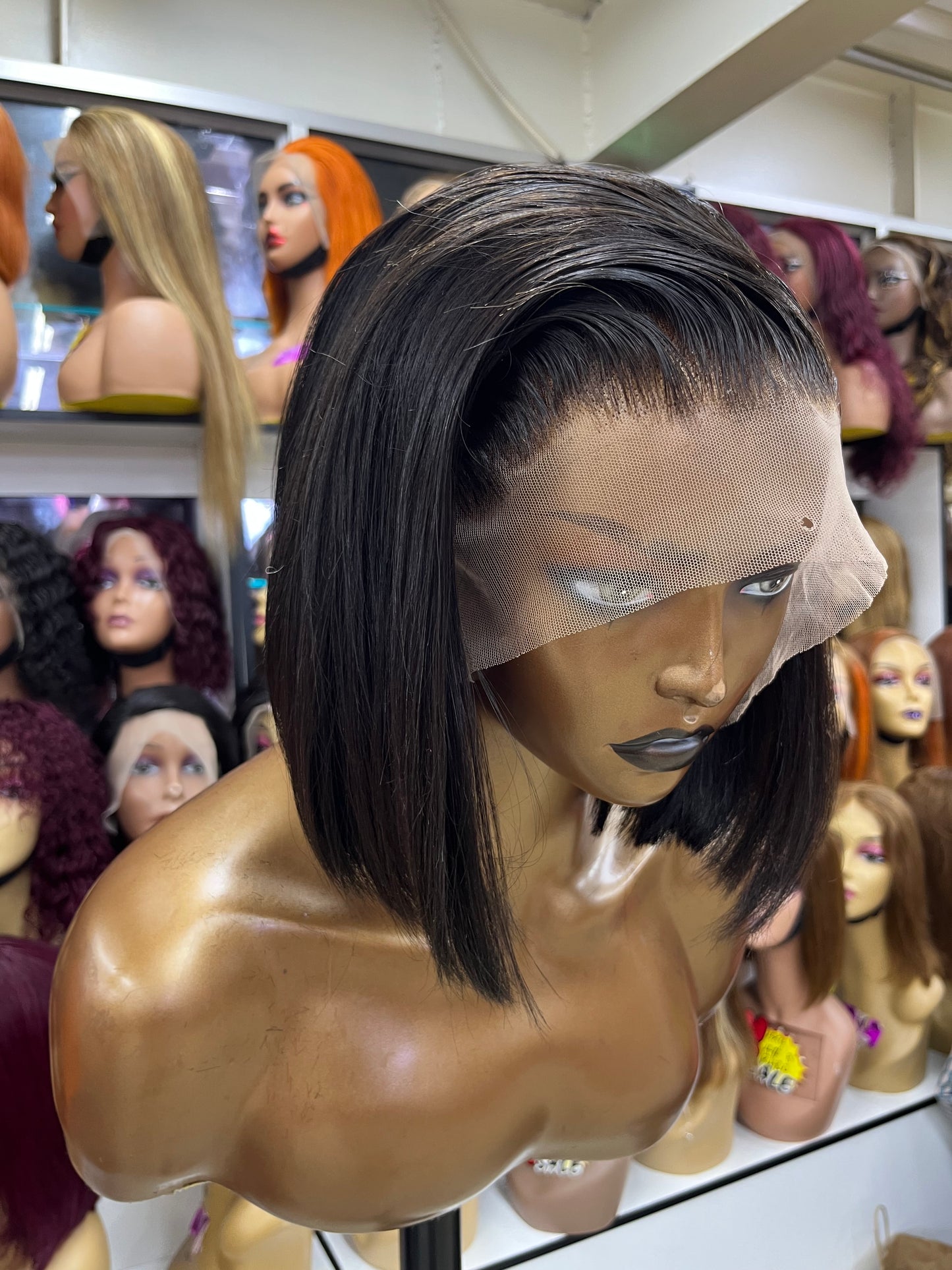 CUSTOMIZED VIETNAMESE SDD BOBE STRAIGHT 10 INCH FULL FRONTAL WIG