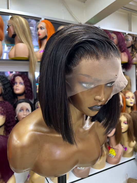 CUSTOMIZED VIETNAMESE SDD BOBE STRAIGHT 10 INCH FULL FRONTAL WIG