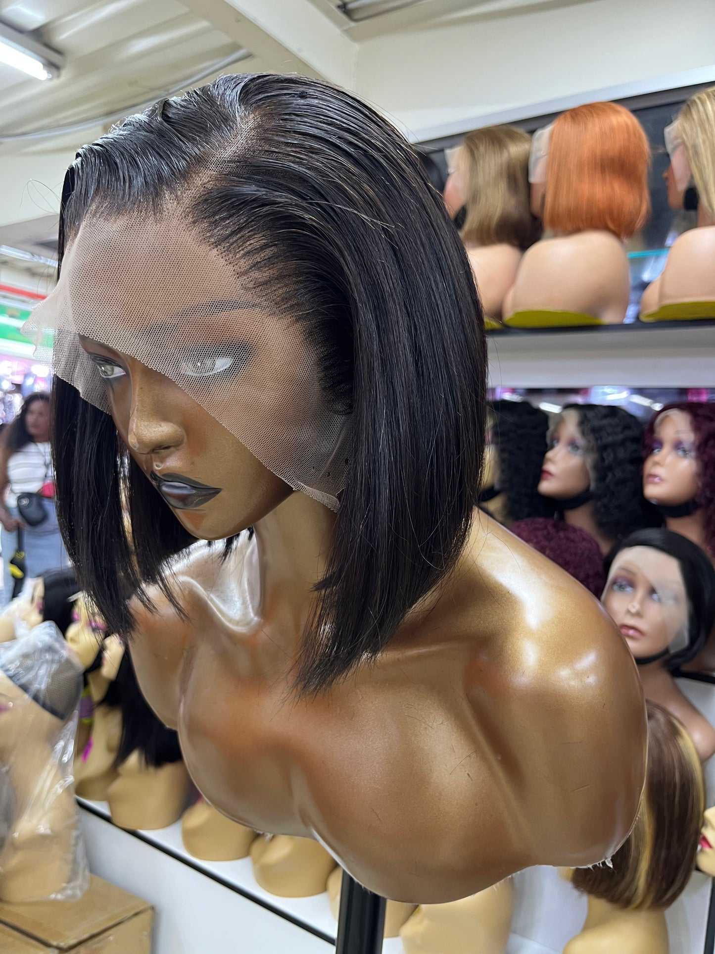 CUSTOMIZED VIETNAMESE SDD BOBE STRAIGHT 10 INCH FULL FRONTAL WIG